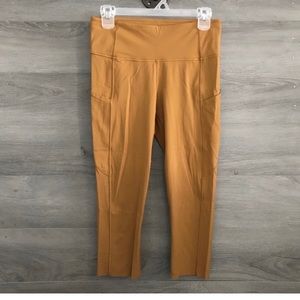 Lululemon Spiced Bronze Fast & Free Crop II